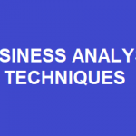 Business Analysis Techniques